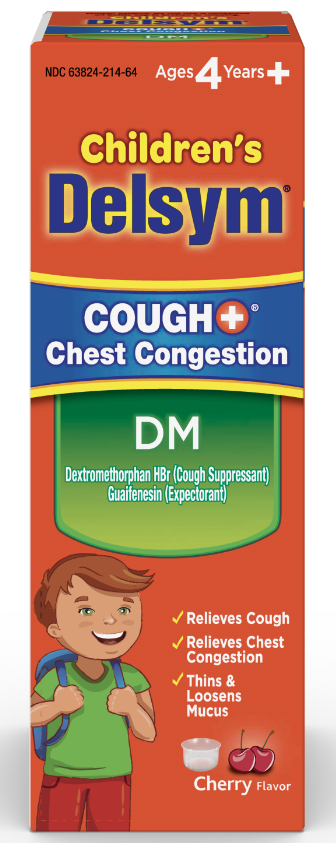 DELSYM® Children's Cough+® Chest Congestion DM - Cherry